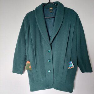 Vintage St. Sophia Paris Wool Cashmere Coat, Size S/M